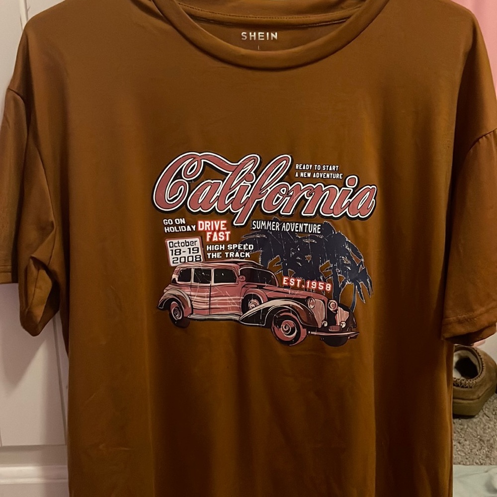 brown cali shirt